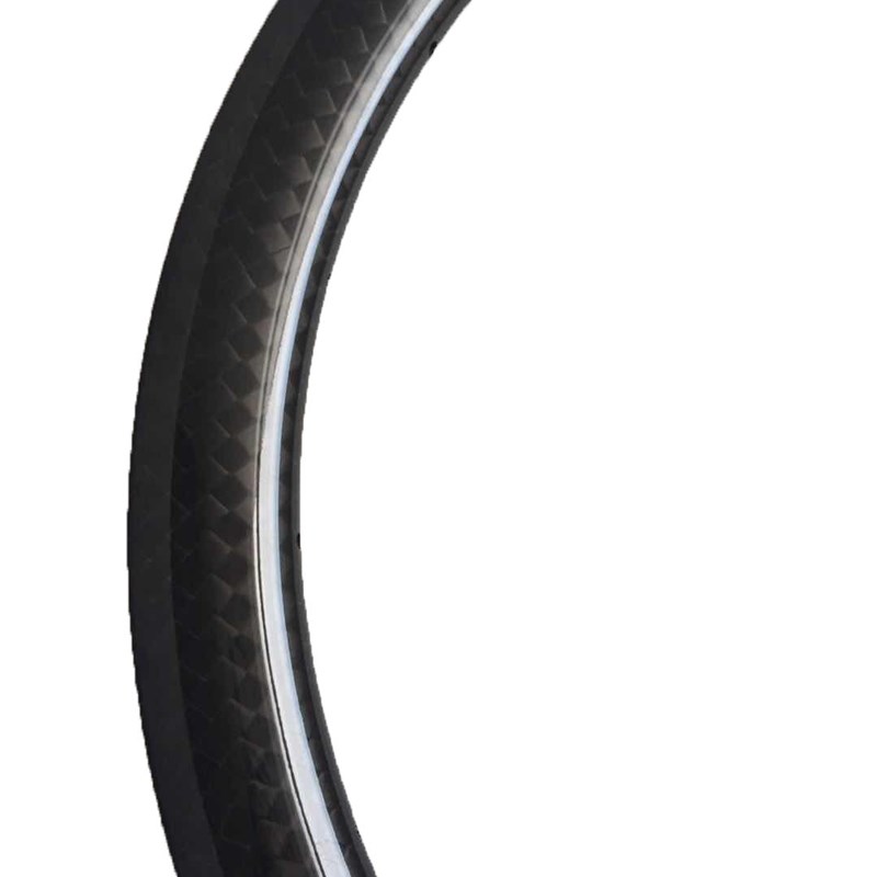 碳刀碳纤维自行车轮圈50mm碳刀27宽 12K开口700C车圈