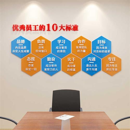 速发工厂生产车间标语墙贴画办公室装饰企业文化公司励志品质宣传