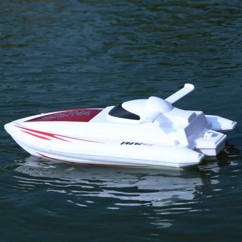 速发遥控船高速快船水上游艇电动小轮艇模型可下水男线儿童无孩玩