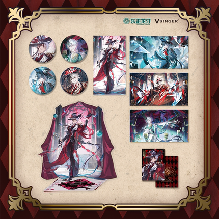 【现货】Vsinger 乐正龙牙生日系列 徽章 色纸 立牌