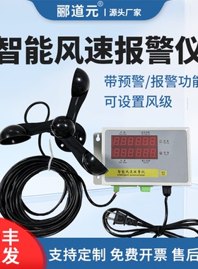 智能风速报警仪农业工厂塔吊等风速测量仪报警器风速可设置