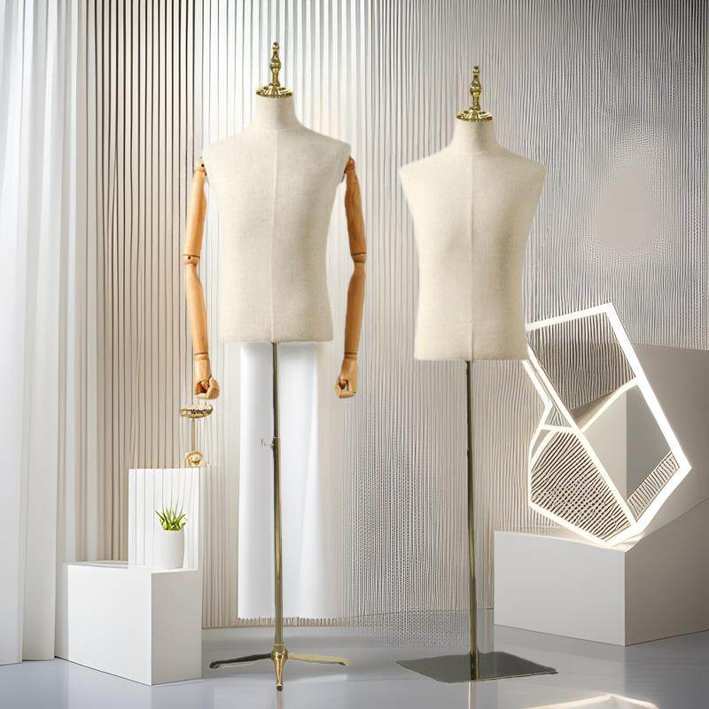 服装店男模特道具半身全身假人人台西装展示架橱窗衣架金属架