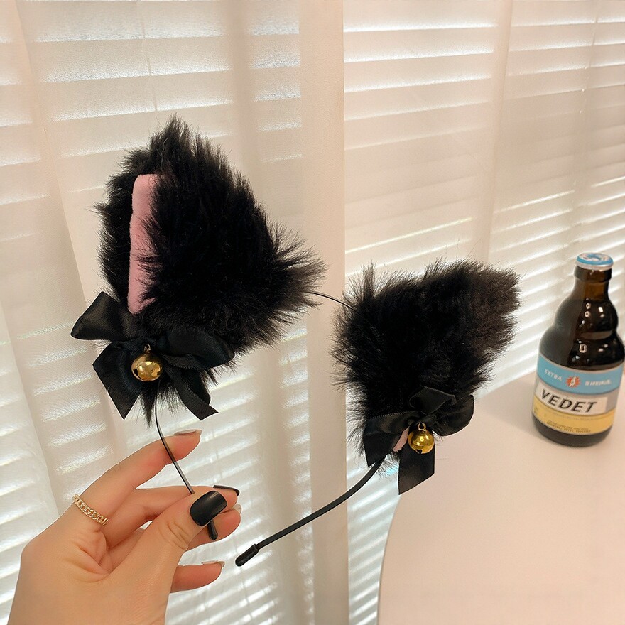 可调软妹大铃铛项圈蝴蝶颈环日系少女可爱软萌锁骨链项链颈环猫咪
