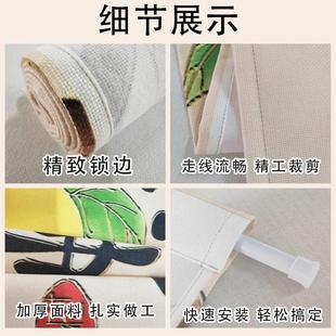 饰帘子家用卧室卫生间厨房帘 民族风复古布艺门帘曼陀罗民宿客栈装