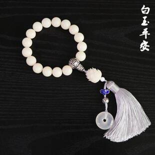 车内高档平安吊饰挂饰 菩提汽车挂件车载手工制作2022网红女神款