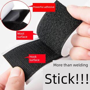 尼龙强力粘接魔术贴单面挂钩表面无缝纱窗门帘挂钩及环带不干胶魔