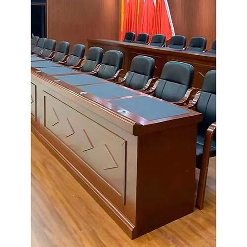 主持人讲台讲台会议室领导讲台演讲厅礼堂桌椅讲台主席桌椅组合