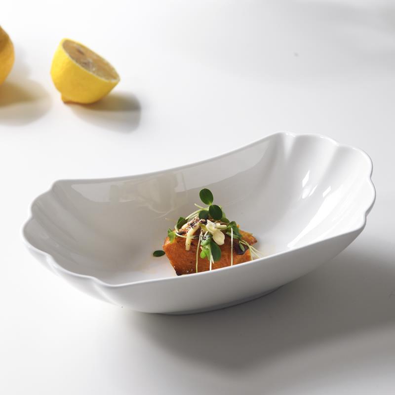特别好看的菜盘子高级感轻奢陶瓷盘子加深家用2024新款家用长方形