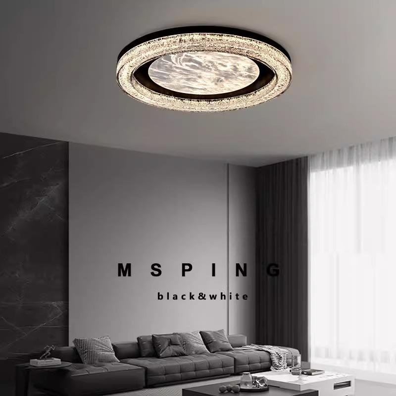 意式极简客厅树脂吸顶灯现代简约云雾款高端设计师2024新款卧室灯