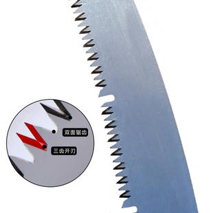 奥迈克AMK4015高枝锯片双钩锯修枝手锯园林园艺配件SK5高碳钢锯片