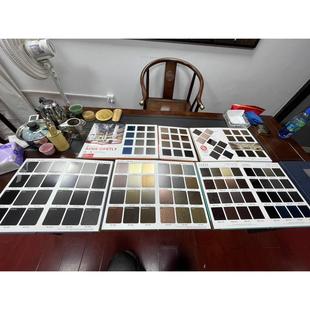 现货2024彩色不锈钢色板钛金电镀色卡小样金属装饰样板样册样本册