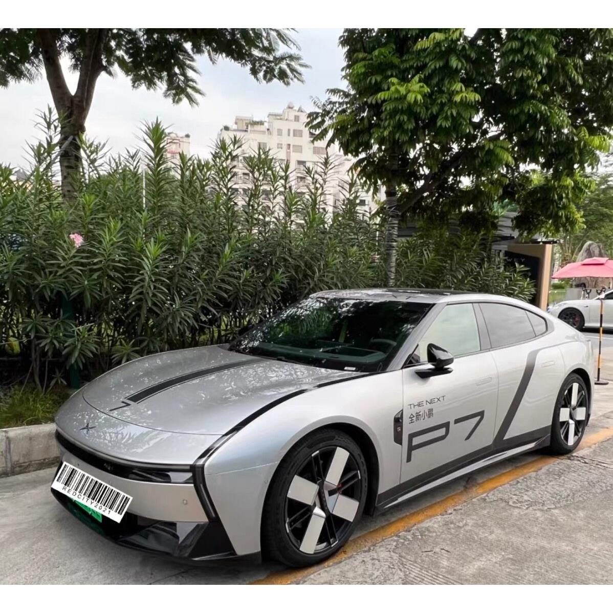 新小鹏THE NEXT P7原厂车贴拉花个性运动改装贴纸机盖装饰贴画