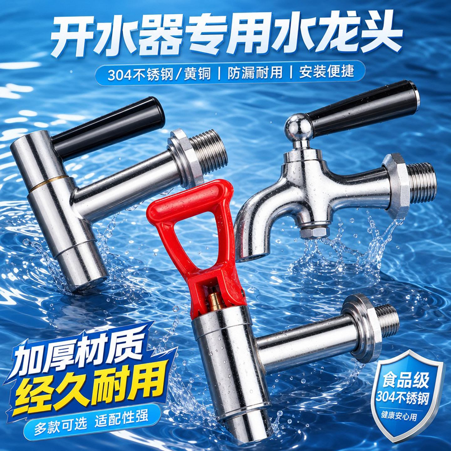 饮水机水龙头开关电热桶茶水桶龙头烧水桶耐高温热水机热水桶商用
