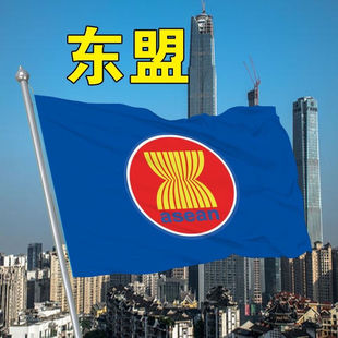 东盟国旗外国旗东盟组织国旗世界各国国旗2号3456号78号定制旗帜