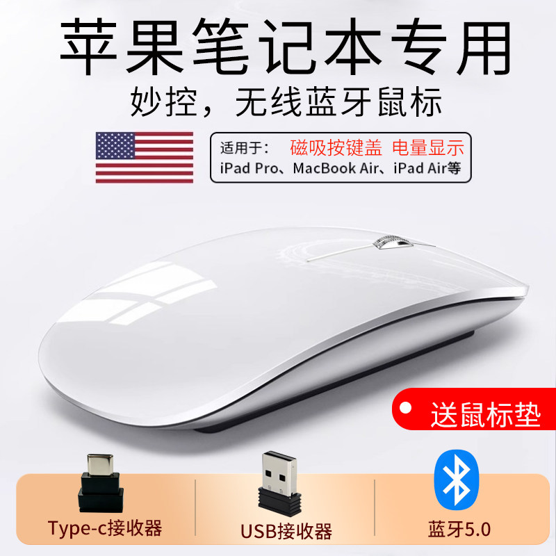 适用于苹果笔记本NEO电脑MacBook无线pro蓝牙air鼠标M5M1M2M3款M4