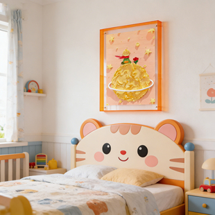 小王子儿童房装饰画可爱卡通男孩女孩卧室挂画亚克力床头桌面摆件