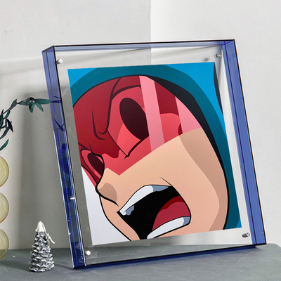 Aokizy装饰画潮流韩国艺术家艺术电竞房间亚克力相框画工作室摆画