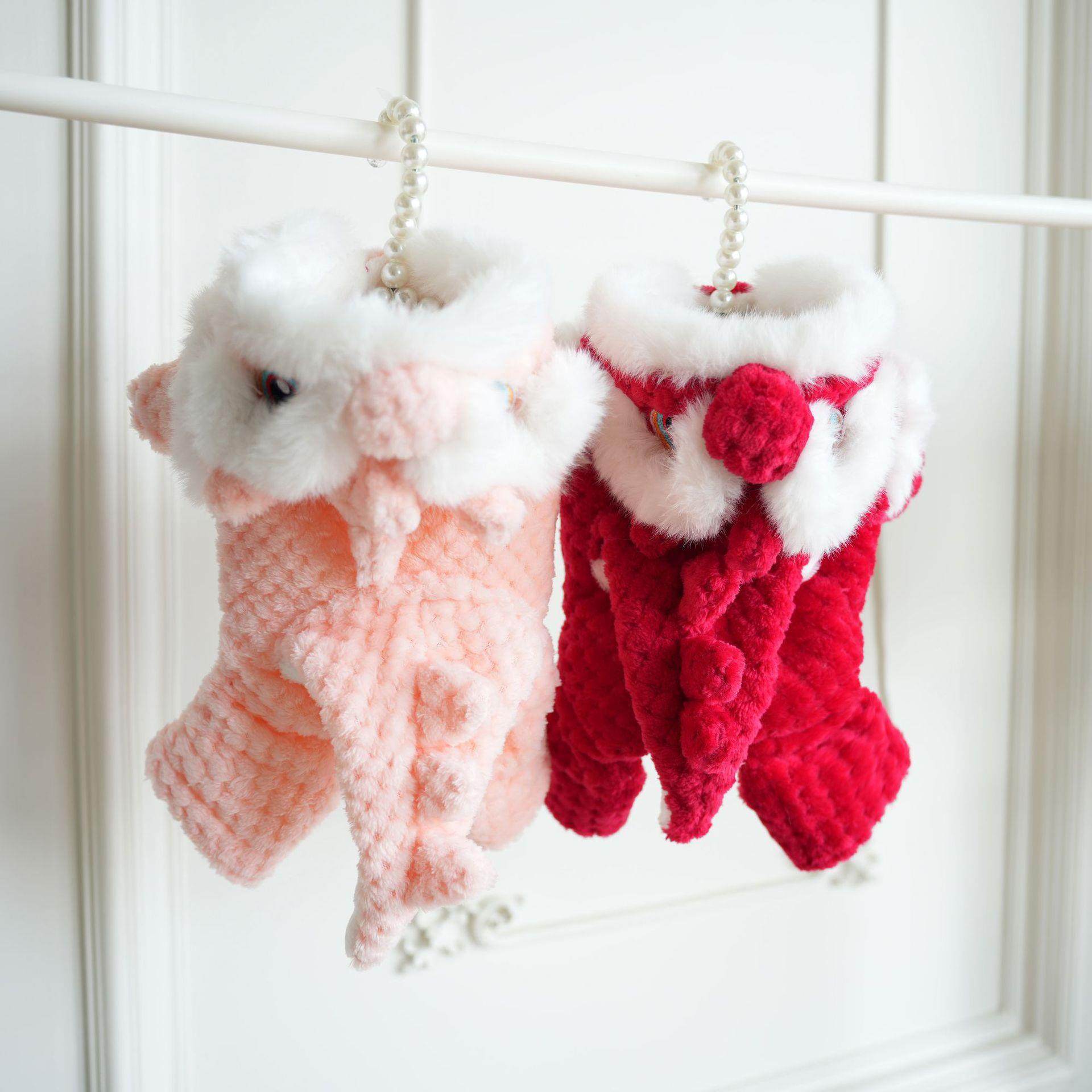 棒棒糖24年狗猫咪宠物醒狮四脚衣节日柯基泰迪过年喜庆拜年服保暖