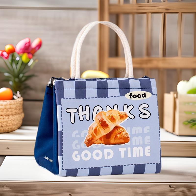 加厚手提饭盒袋饭盒包学生上班族带饭装餐包便当袋加厚铝箔手提包