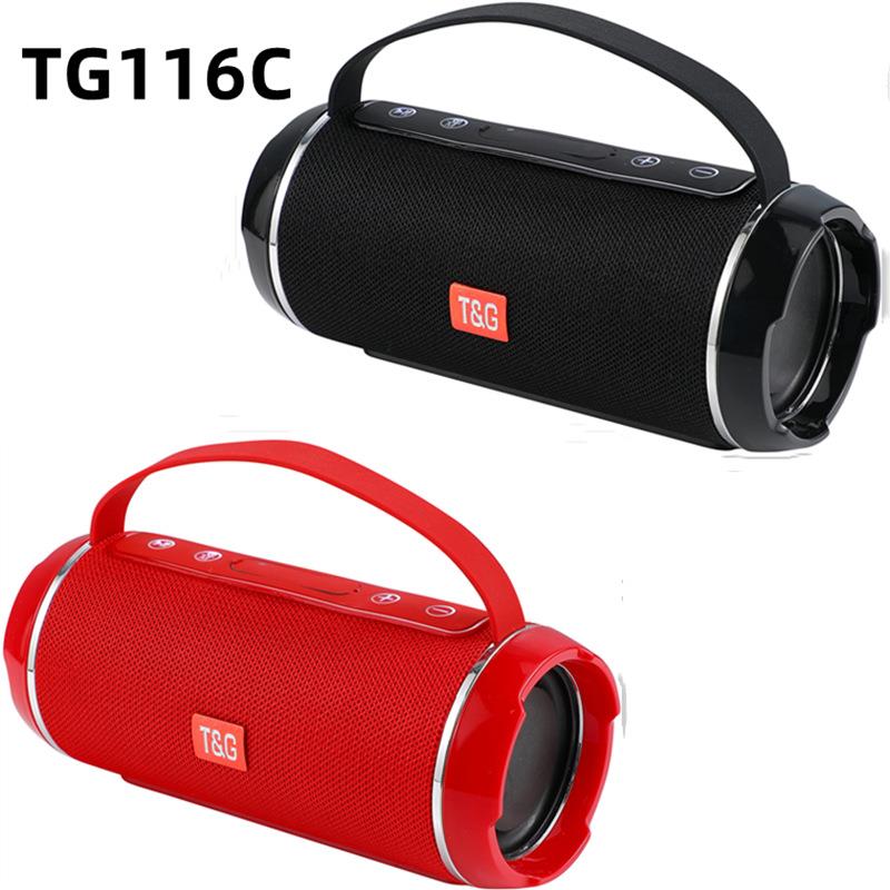 T&G TG106TG116C手提无线蓝牙音箱便携式布艺户外礼品低音炮插卡