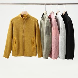 【飞禽】covert立领户外运动休闲加厚保暖抓绒衣开衫外套