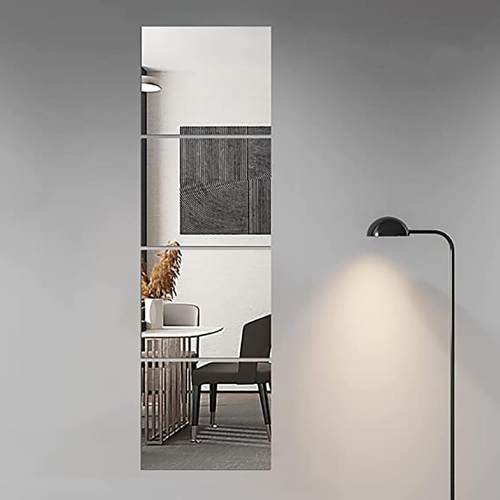 2MM 加厚亚克力软镜子穿衣镜墙贴自粘高清全身镜贴家用浴室镜面贴