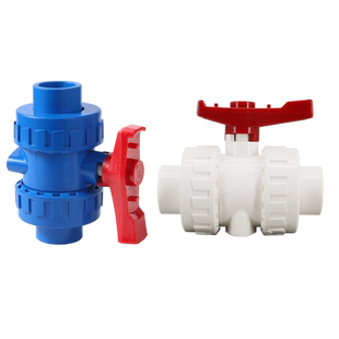 联塑pvc球阀开关水管配件大全20 25 32双活接50直通给水接头四分