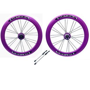 LITEPRO 406碟刹高圈碟刹轮组 折叠车D8改装高框自行车轮毂