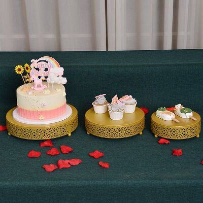 好货S M L Lace Cake Stands Holder Fruits Cupcake Display Pla