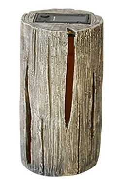 Ligs Outdoor Garden, Flickering Flame Solar Stump Lig ,