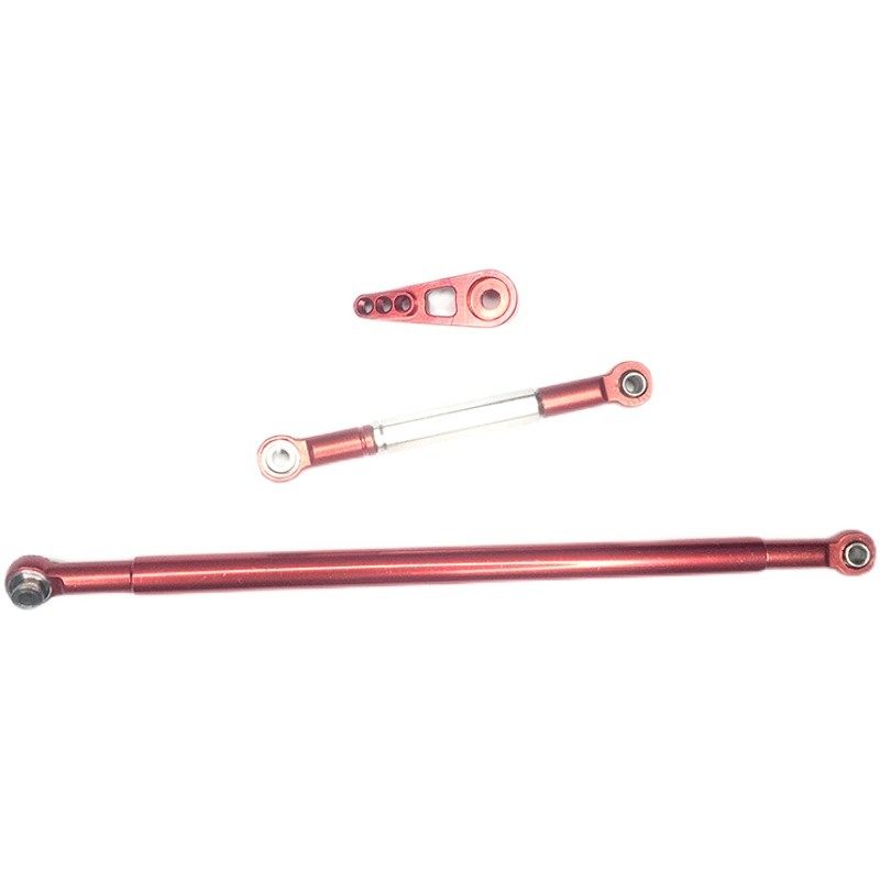 莽牛模型MN86S可调节金属转向拉杆大G改装升级OP件25T金属舵机臂