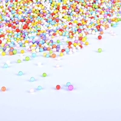 styrofoam balls for slime  colorful foam beads 3pack