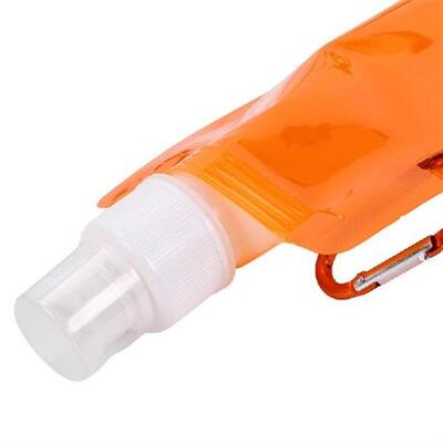 极速16oz/480ml Collapsible Plastics Water Bottle 9-Pack 9