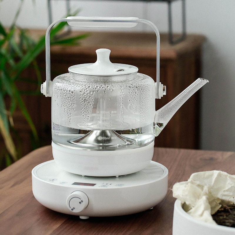 新品全自动玻璃蒸茶器养生壶北欧电热水壶蒸茶壶家用蒸汽煮茶壶茶