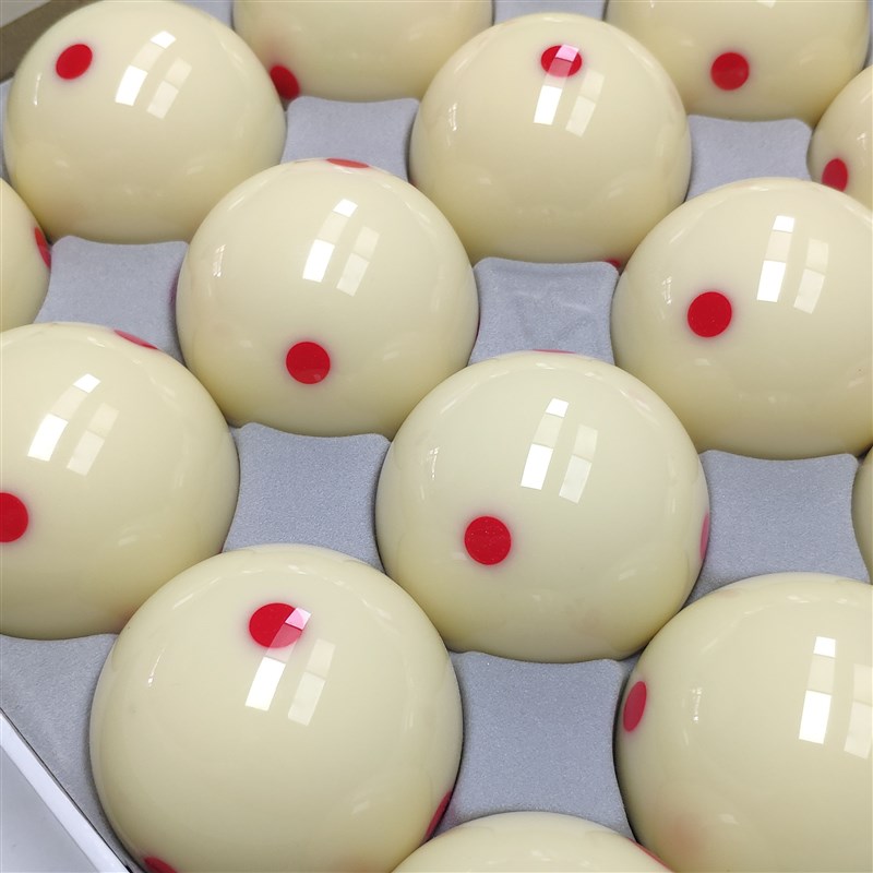 3A台球红点母球水晶球蓝点大号球桌白球头黑8训练蓝眼睛球子台球