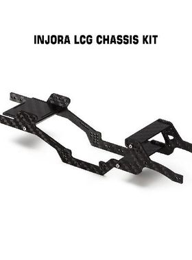 INJORA LCG Carbon Fiber Chassis Kit Frame Girder for 1/24 RC