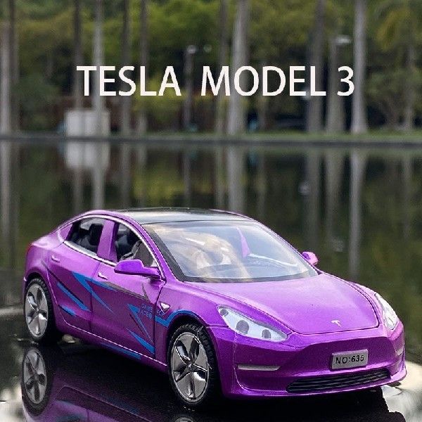 1:32 Tesla MODEL X MODEL 3 MODEL S MODEL Y Alloy Car Model D