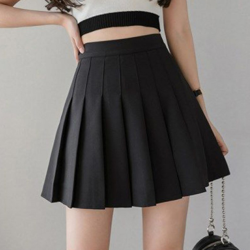 新品2021 Spring Summer Korean Skirt Shorts Women High Waist
