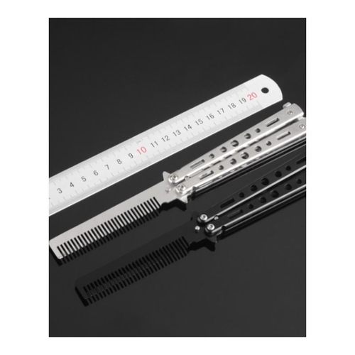 Knife Comb Practice Training Folding Butterfly Camping Stain