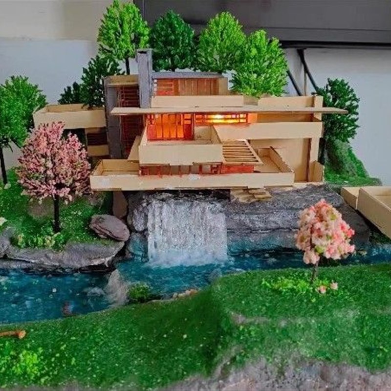 1/200 Scale Fallingwater Villa Model Architectural Model DIY