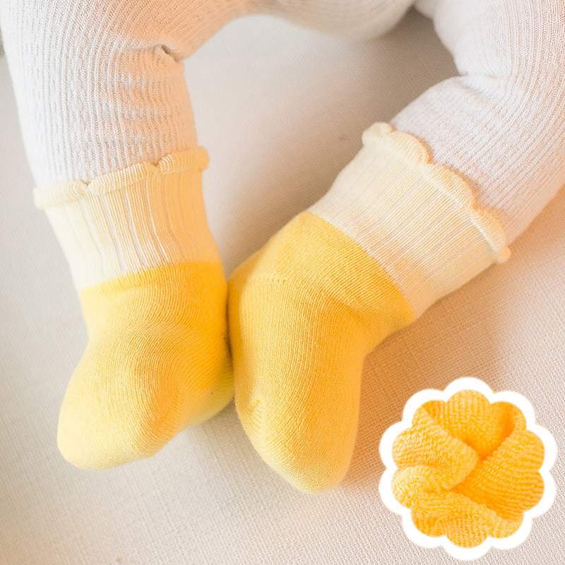 Warehouse clearing baby socks autumn and winter loose mouth