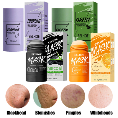 O ch verde purificante mscara facial, vara de limpeza, h