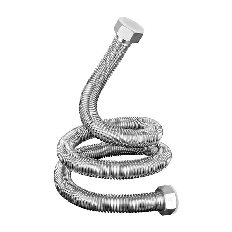 1寸加厚304不锈钢波纹管增压泵水泵管道进水管金属连接软管DN25