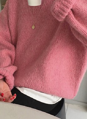 10 Colors Pink Women Sweater Womens Winter Sweaters Pullover