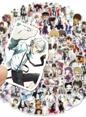 10/30/50PCS Anime Wenhao Stray Dogs Graffiti Skateboard Note