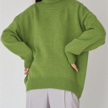 Pullover Jumper Winter Warm Knit Sweaters for Women 2022