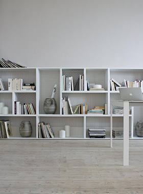 法国 Ligne roset 写意空间PERSIENNE个性网状後壁可组装储物柜子