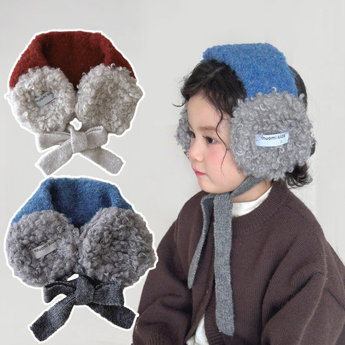 儿童耳罩冬季韩版ins毛绒帽子