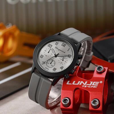 2024新款尚美硅胶合金石英电子手表商务石英手表学生厂家直销