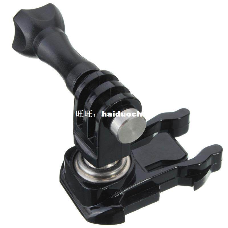 Black Rotatable Ball Head Quick Release Buckle Mount Adapter